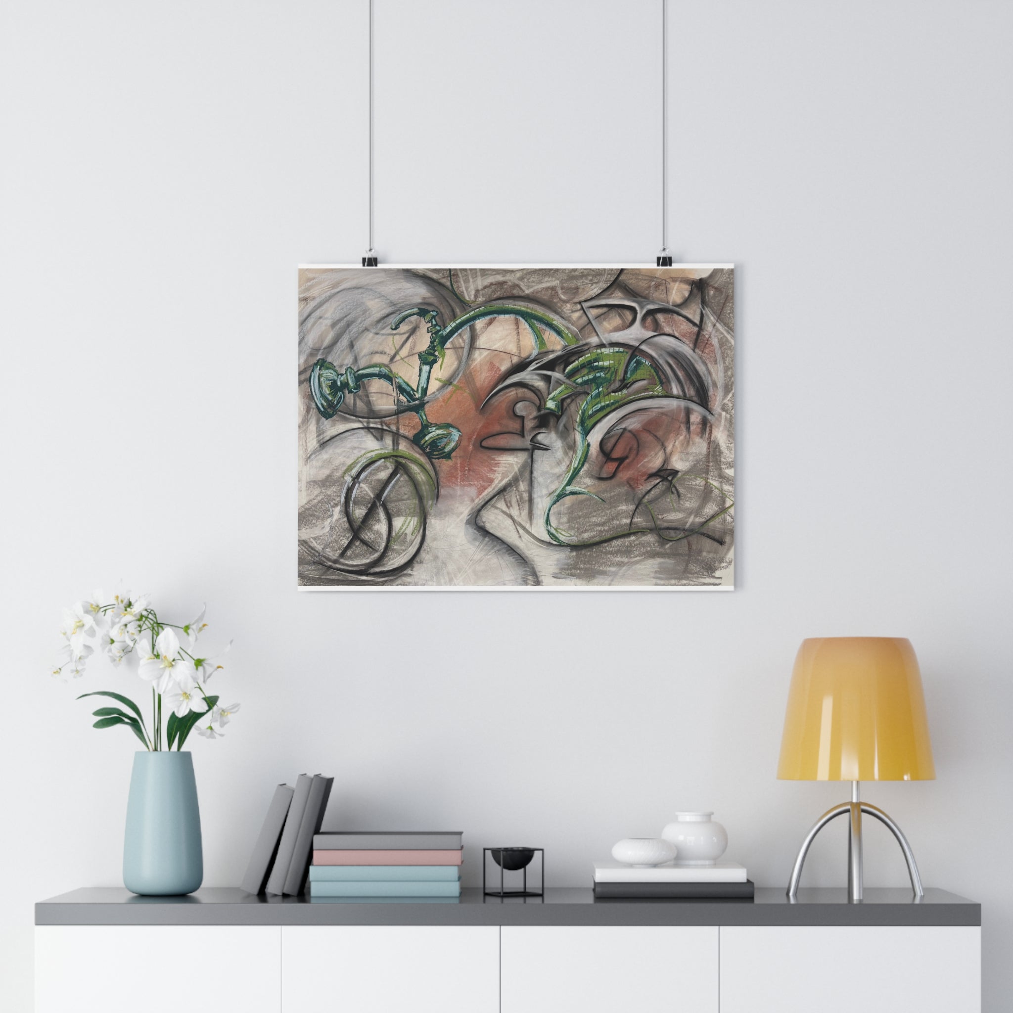 Green Bicycle — archival giclée print